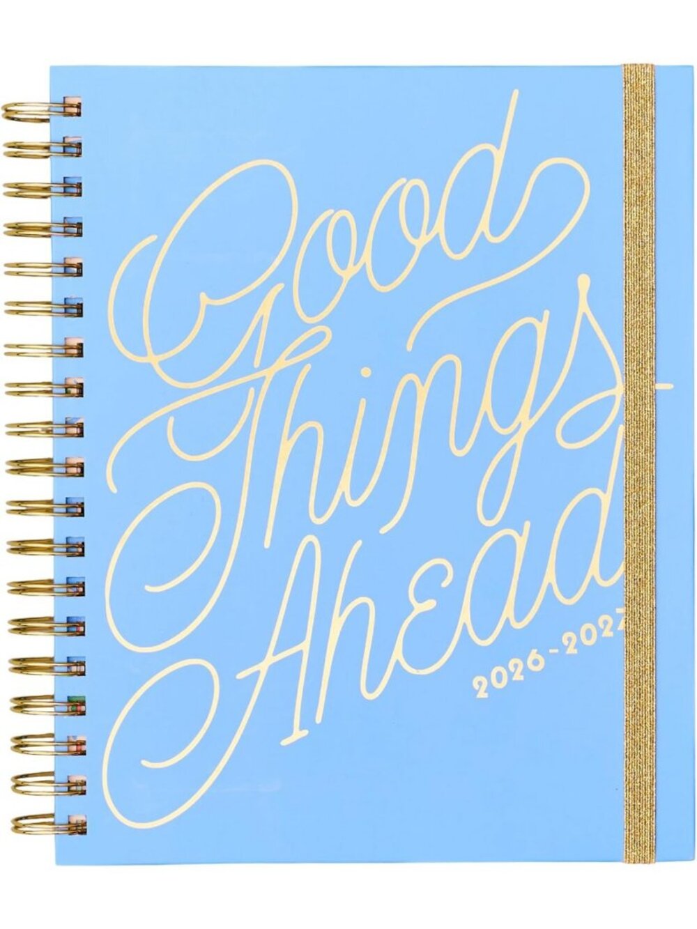 Large 2026-2027 Planner | 17-Month Calendar | Good Things Ahead | Blue Design